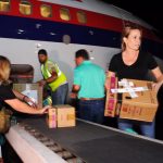Natalia Denegri y la Fundación Hassenfeld Family entregaron ayuda humanitaria a Puerto Rico